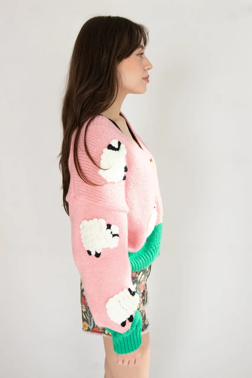 3D Sheep Cardigan