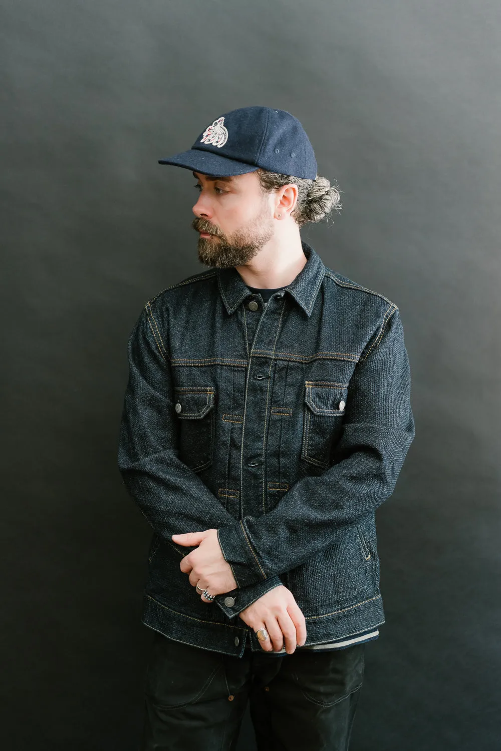 6117-ID - Sashiko Type II Jacket - Indigo