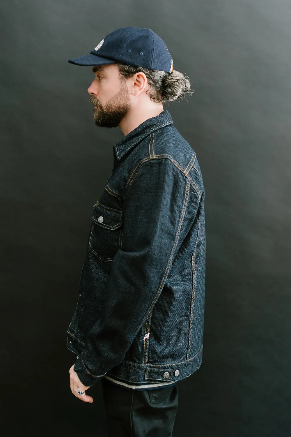 6117-ID - Sashiko Type II Jacket - Indigo