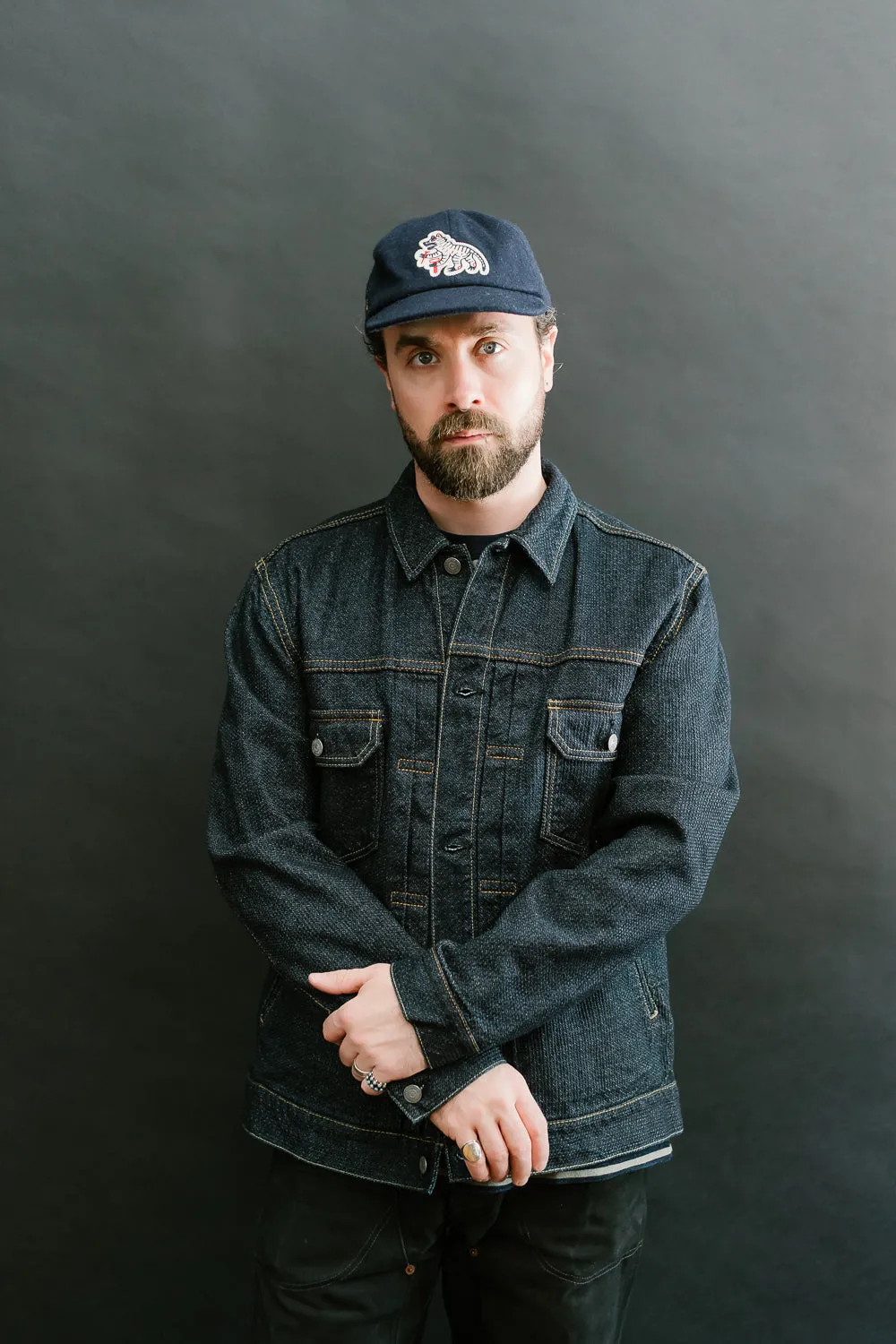 6117-ID - Sashiko Type II Jacket - Indigo