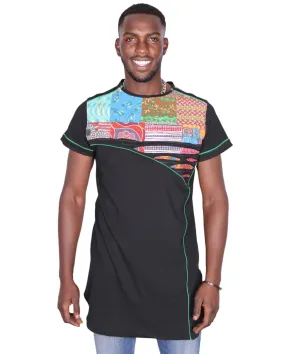 African Black T-shirt For Men