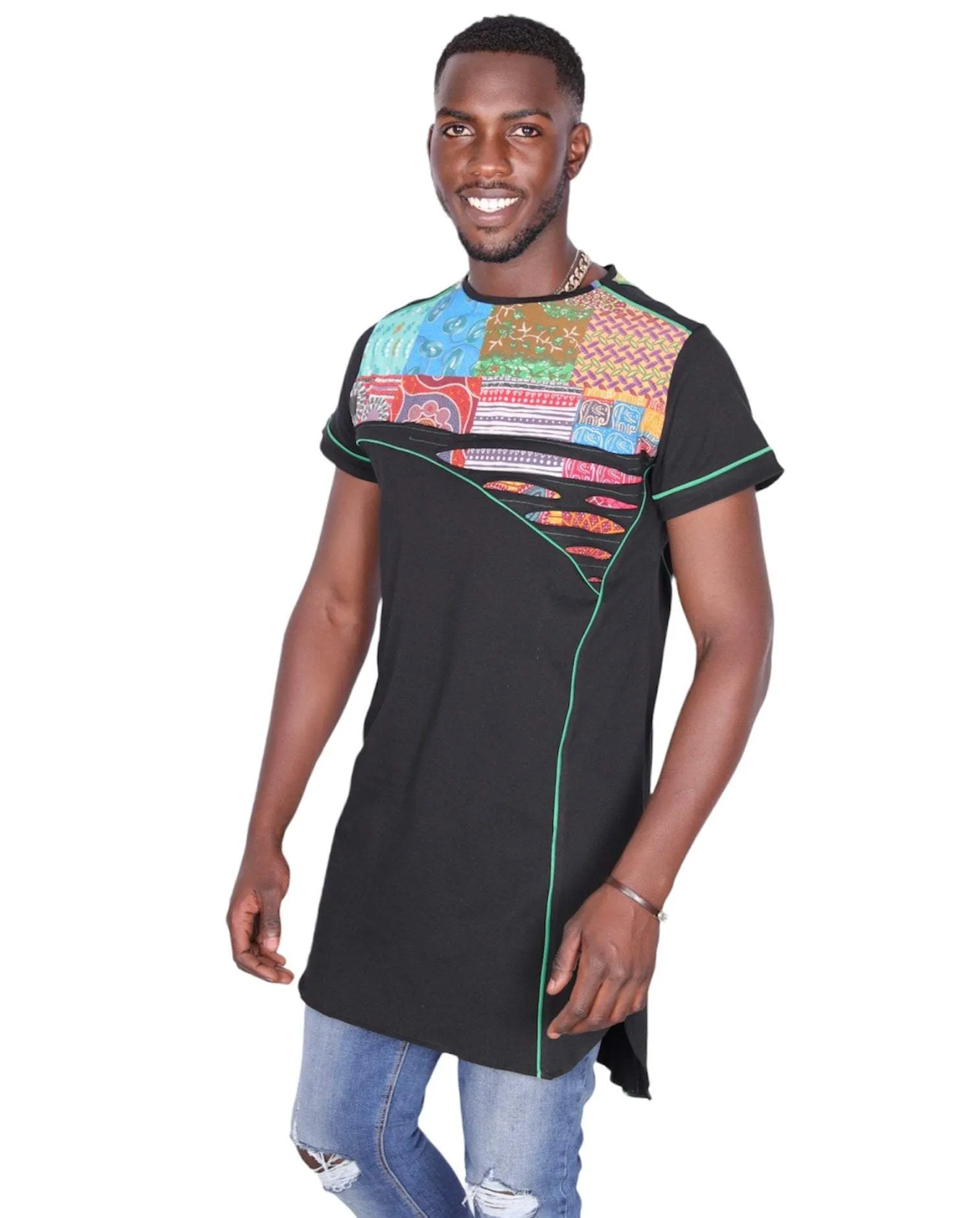 African Black T-shirt For Men
