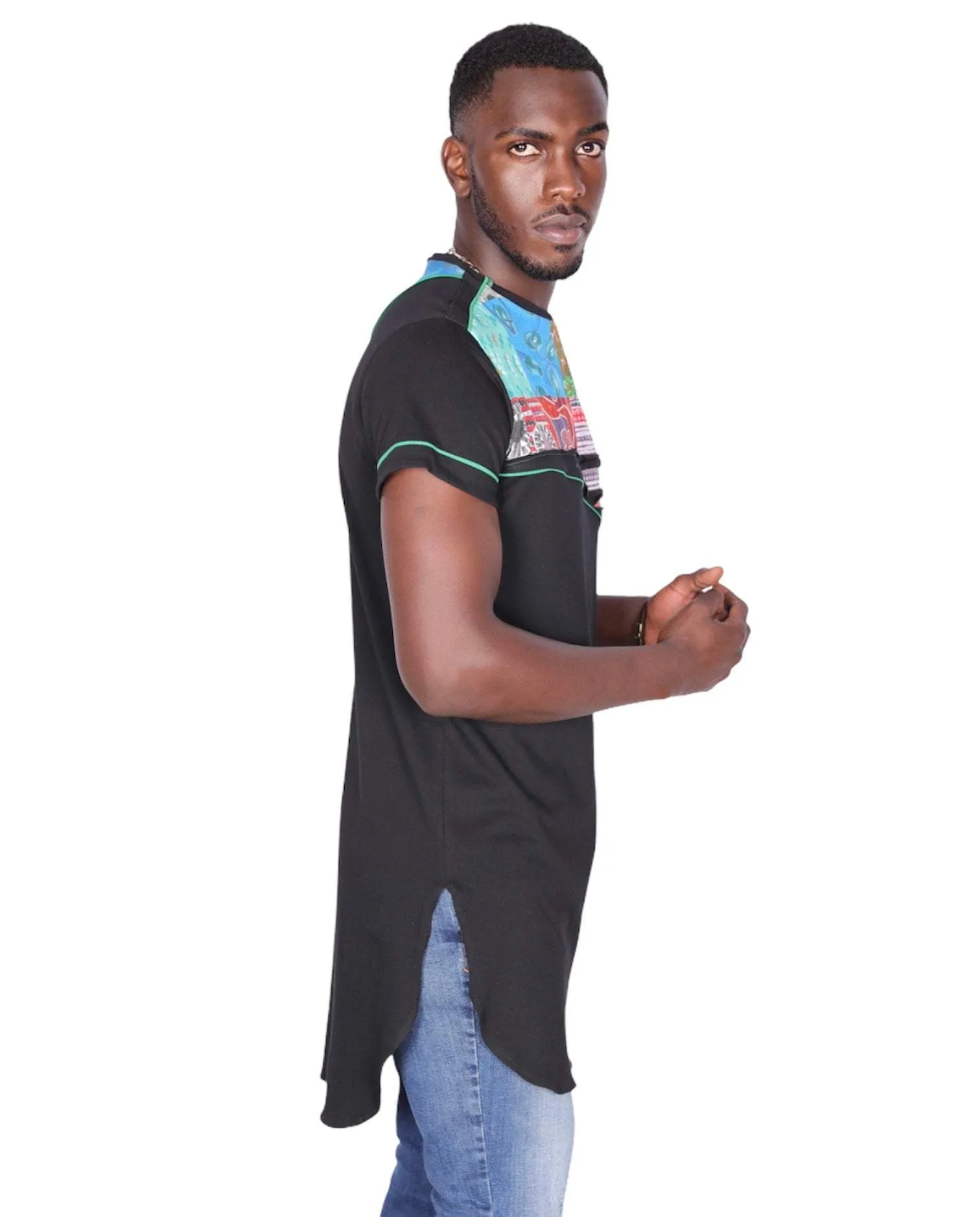 African Black T-shirt For Men