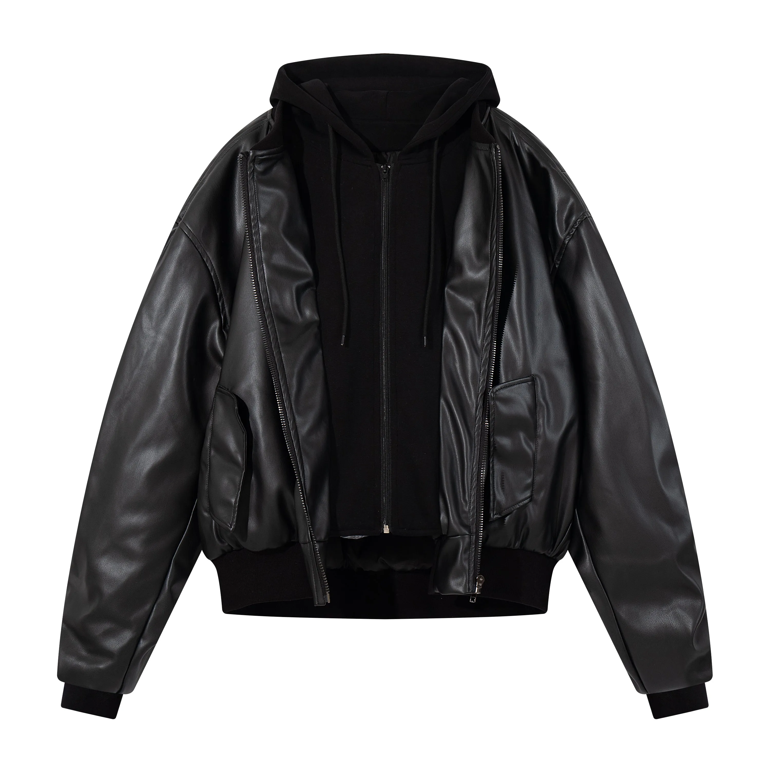 Chic Hooded Statement Jacket
