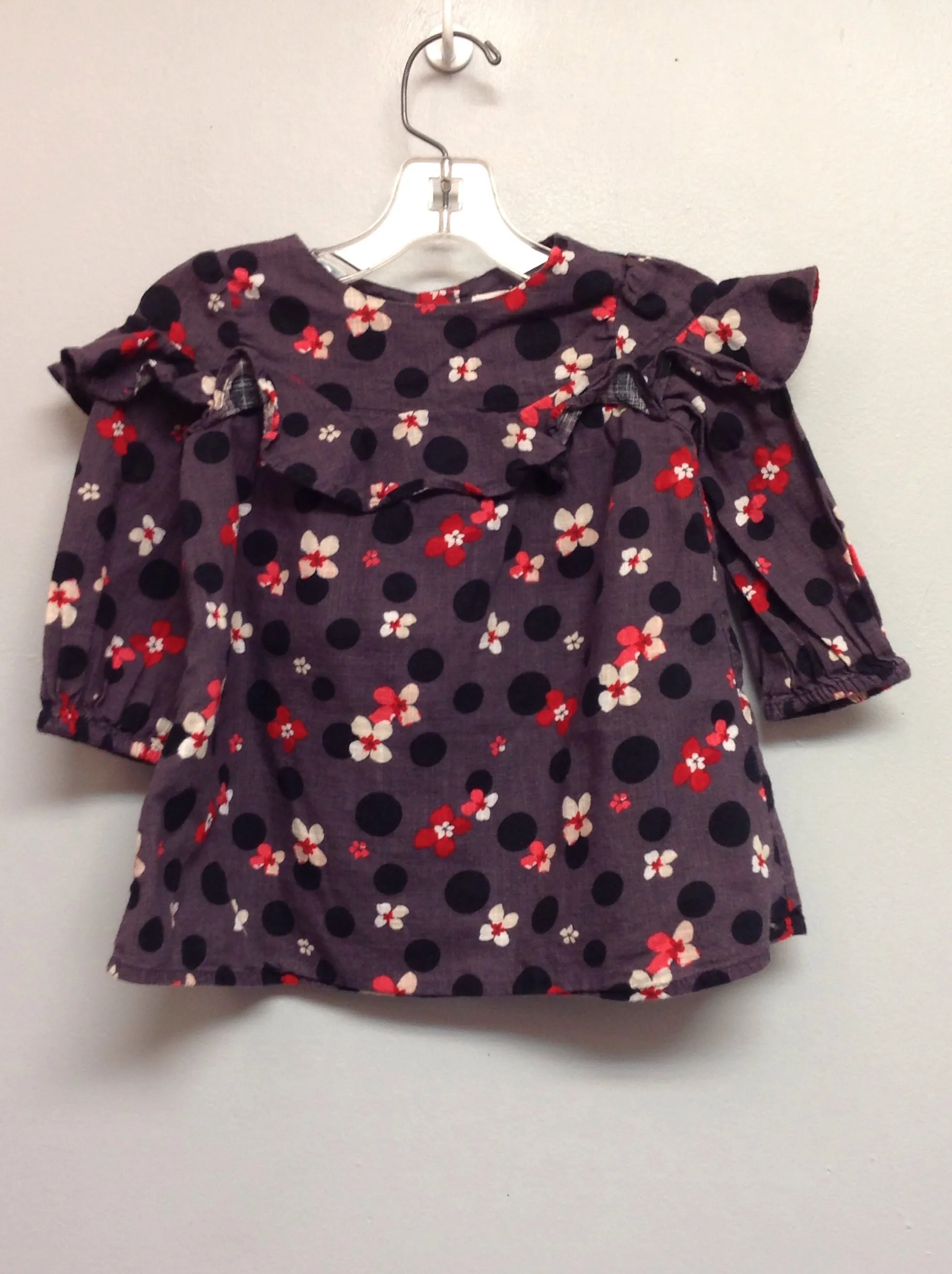 Gap Size 6M Flowers Cotton Infant Girls Blouses & Tunics